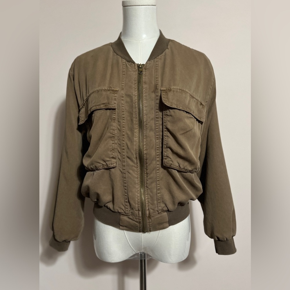 Young Fabulous & Broke Olive Bomber Jacket